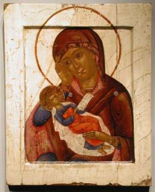 Богородица Акафистная-0013_Icon of the Mother of God with Playful Child